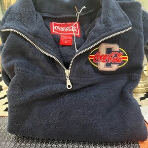Unique 1999-Coca Cola Navy fleece Jacket